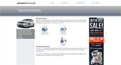 Desktop Screenshot of mercedes-retailers.co.uk